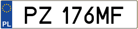 Truck License Plate